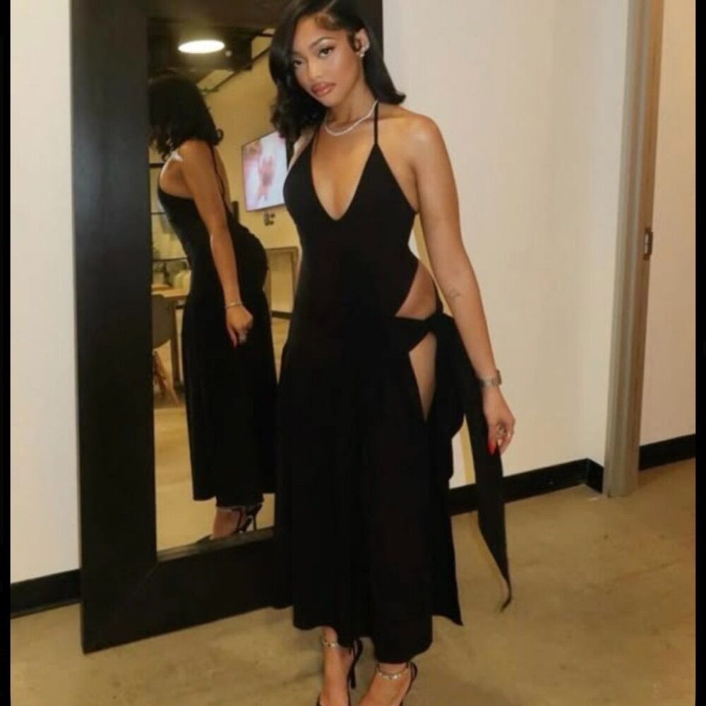 COUCOO Atacama Knit Dress - Black Cat